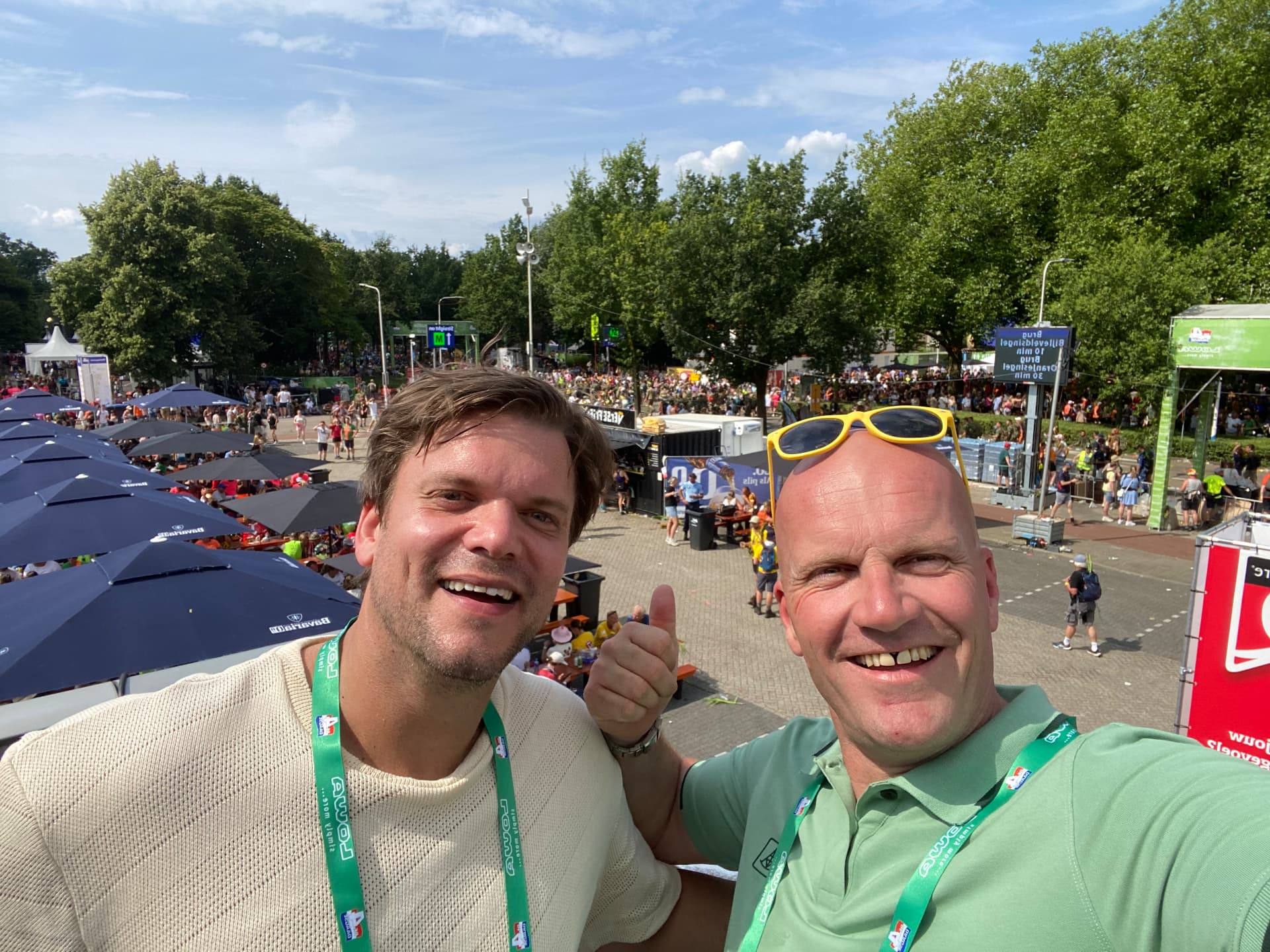 Kandidaten van BVNL Hilversum onderweg bij een evenement